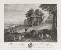 KG 14873
<br/>
Landschap met ruïne op rots
<br/>
<em>Malbeste, Georges (1754-1843)</em>